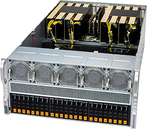 Traditional GPU cluster server infrastructure
